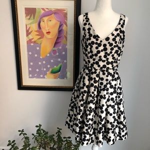 Taylor formal polka dot dress-4